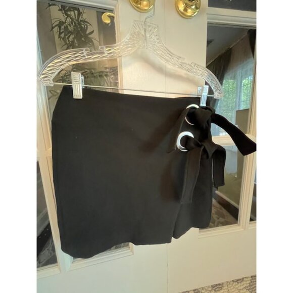 NWOT ZARA Wool Knotted Mini Skort - Picture 1 of 2